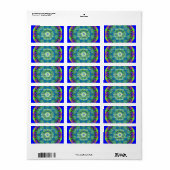 Fractalscope 27 etiket (Full Sheet)