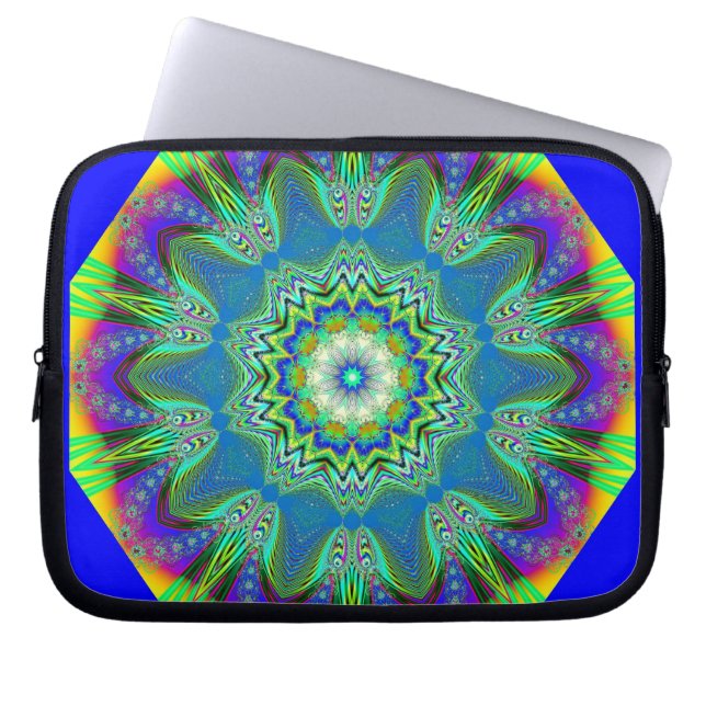 Fractalscope 27 laptop sleeve (Voorkant)