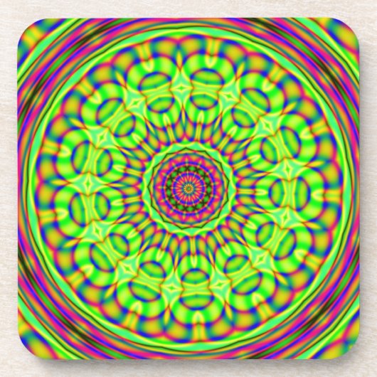 Fractalscope 28 drankjes onderzetter (Voorkant)