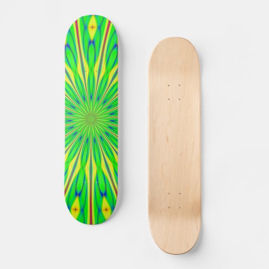 Fractalscope 34 persoonlijk skateboard (Voorkant)