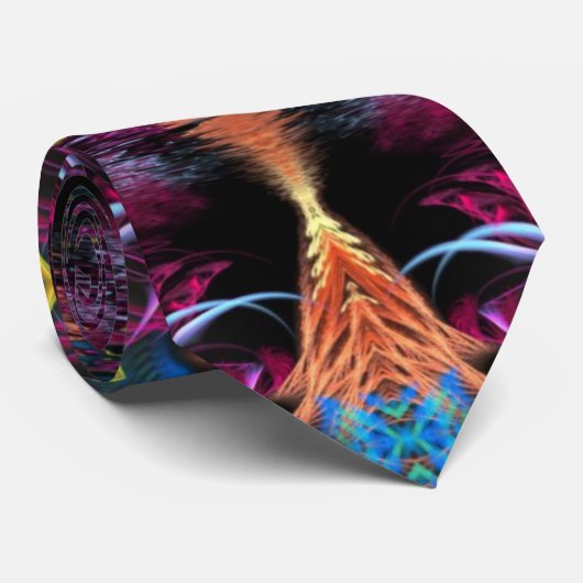 FractalVision Stropdas (Opgerold)