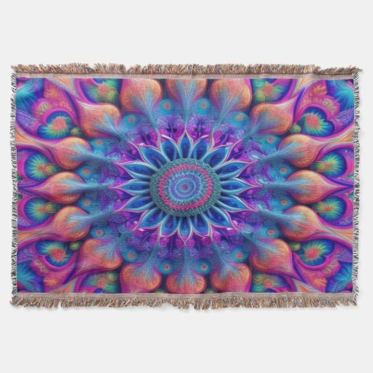 Fractalwave Deken (Voorkant)