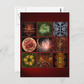 Fractalworld Briefkaart (Voorkant / Achterkant)