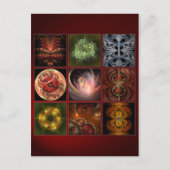 Fractalworld Briefkaart (Voorkant)