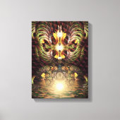Fractapond Psychedelic Vision Art Canvas Afdruk (Voorkant)