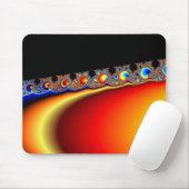 Fractaziatische ringen - Fractal Muismat (Met muis)