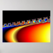 Fractaziatische ringen - Fractal Poster (Voorkant)