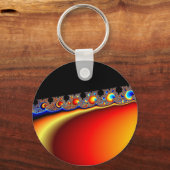 Fractaziatische ringen - Fractal Sleutelhanger (Voorkant)