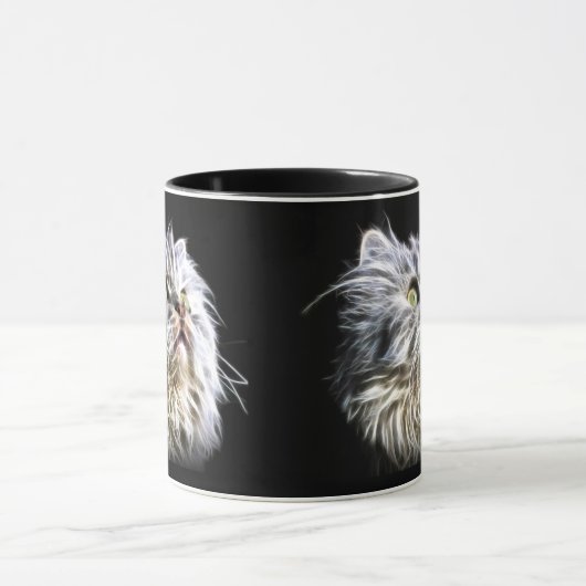 Fractialius Persian kattengezicht Mok (Midden)