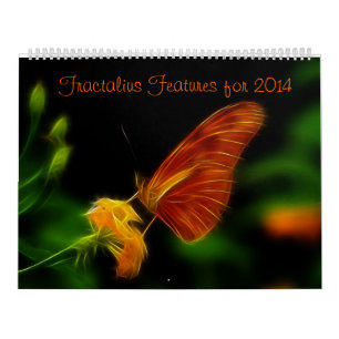 Fractialiuskenmerken voor 2014 kalender