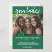 Fractie Afstuderen Groen - Gezamenlijke foto Kaart (Voorkant)