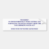 FRACTIE GEVAARLIJK BUMPERSTICKER (Voorkant)