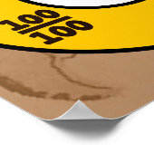 Fractiedenkkaarten {Poster Wiskunde} Poster (Hoek)