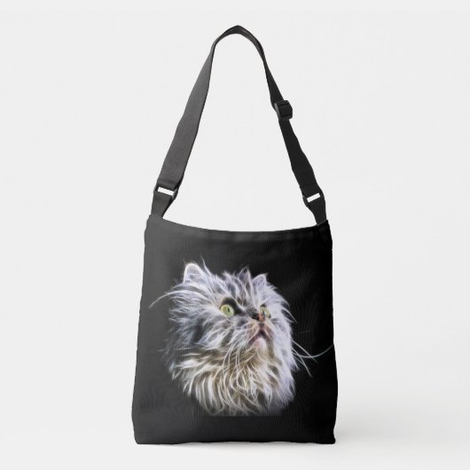 Fractielus perzische kattengezicht crossbody tas (Voorkant)