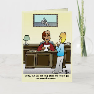 Fracties Folie Wenskaart