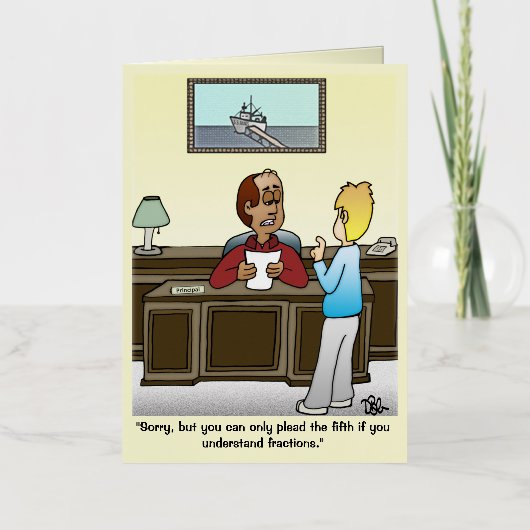 Fracties Folie Wenskaart (Voorkant)