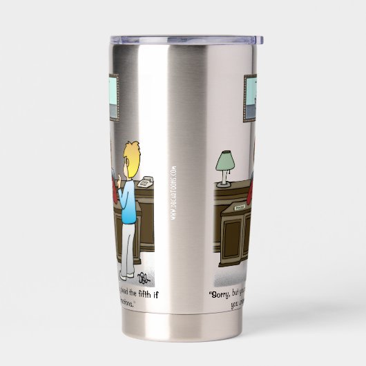 Fracties Roestvrij staal Geïsoleerde Drinkbeker (Links)