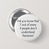 Fracties Ronde Button 5,7 Cm (Voorkant /achterkant)