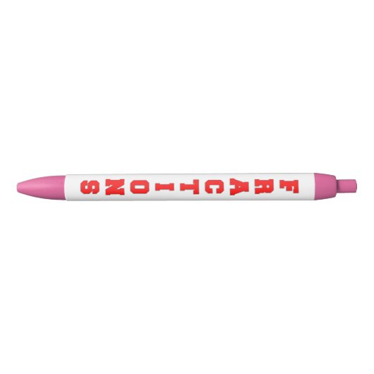 Fracties Zwarte Inkt Pen (Voorkant)
