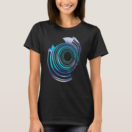 Fractimage wiskunde als kunst Mandelbrot Fractal A T-shirt (Voorkant)