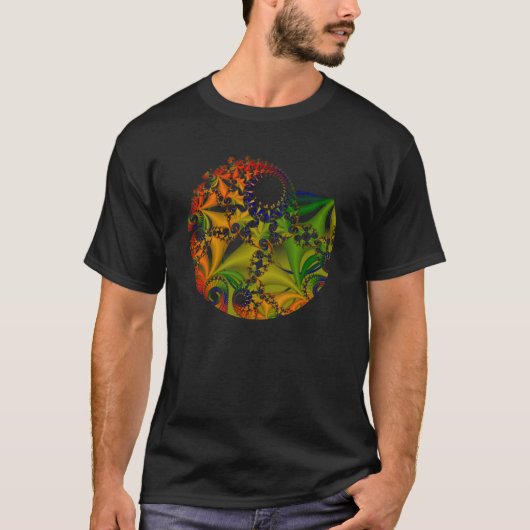 Fractoïde spiraalveer. 4 t-shirt (Voorkant)