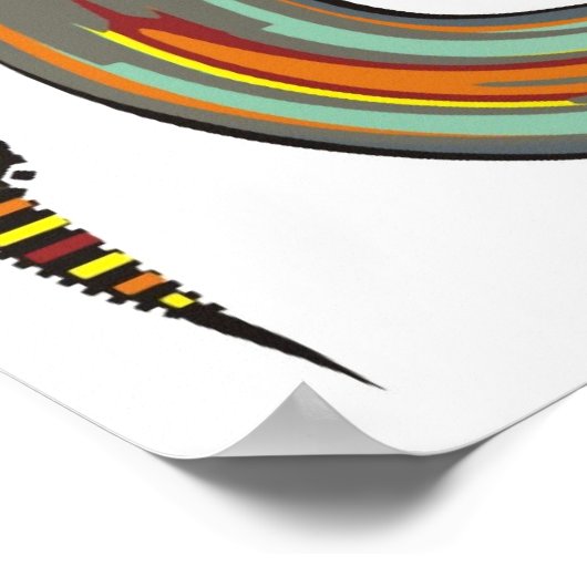 Fractoïden en ventilatoren poster (Hoek)