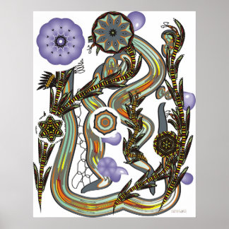 Fractoïden en ventilatoren poster