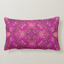 Fractueel Fuschia Pillow