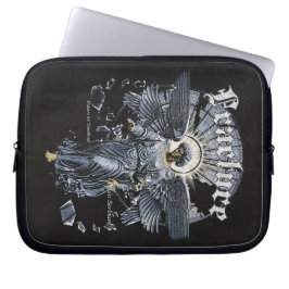 Fracture - Gothic Streetwear Design Laptop Sleeve