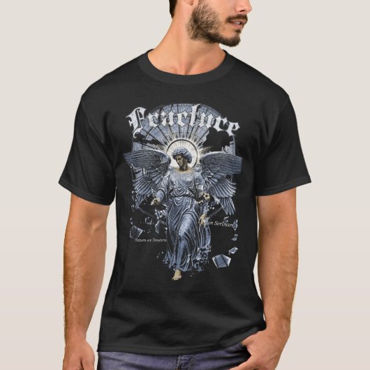 Fracture - Gothic Streetwear Design T-shirt (Voorkant)