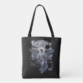 Fracture - Gothic Streetwear Design Tote Bag (Achterkant)
