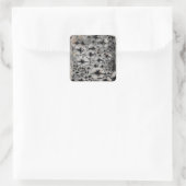 Fractured Florals Vierkante Sticker (Tas)