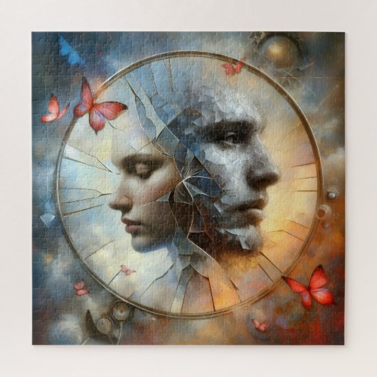 Fractured Reflections – Surrealistische puzzel (Verticaal)