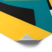 Fractured Rhythm – Geometrische Abstracte kunst Poster (Hoek)