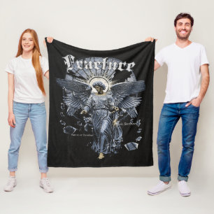Fractuur - Gotische Streetwear Design Fleece Deken