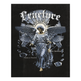 Fractuur - Gotische Streetwear Design Foto Afdruk