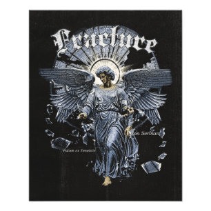 Fractuur - Gotische Streetwear Design Foto Afdruk
