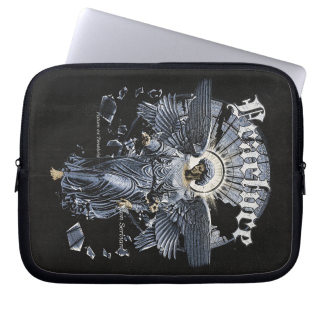 Fractuur - Gotische Streetwear Design Laptop Sleeve (Voorkant)