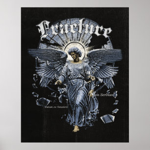Fractuur - Gotische Streetwear Design Poster