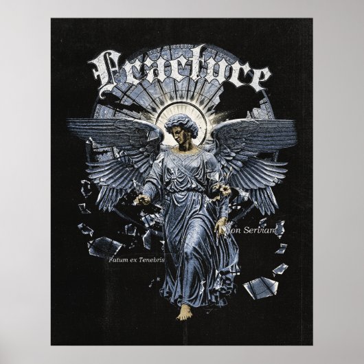 Fractuur - Gotische Streetwear Design Poster (Voorkant)
