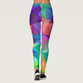 Fractuur Rainbow  Womens Leggings Yoga Pants (Achterkant)
