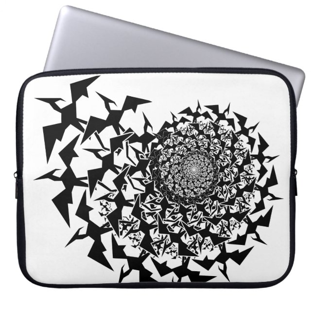Fractyl Pterodactyl Laptop Sleeve (Voorkant)