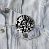 Fractyl Pterodactyl Ronde Button 7,6 Cm (In situ)