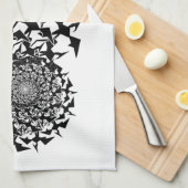 Fractyl Pterodactyl Theedoek (Quarter Fold)