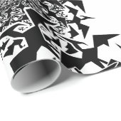 Fractyl Pterodactylzwerm Cadeaupapier (Rol Hoek)