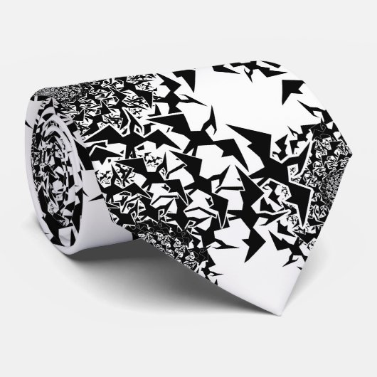 Fractyl Pterodactylzwerm Stropdas (Opgerold)