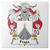 Fraga Family Crest Tegeltje (Voorkant)