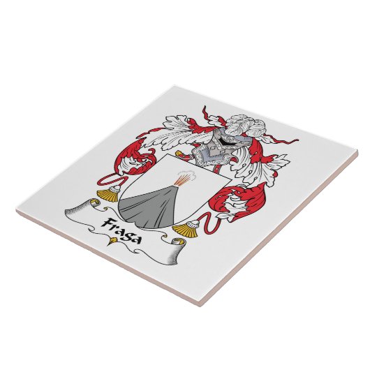 Fraga Family Crest Tegeltje (Zijkant)