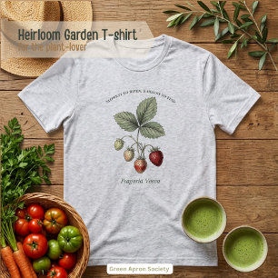 Fragaria Vesca Aardbeibotanische tuin Tri-Blend Shirt