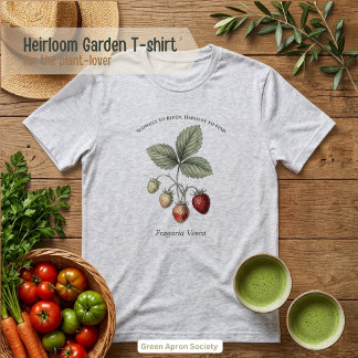 Fragaria Vesca Aardbeibotanische tuin Tri-Blend Shirt